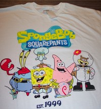 Nickelodeon Spongebob Squarepants T-Shirt Small New Mens 90&#39;s Squidward Gary - £15.53 GBP