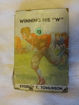 vintage book WINNING HIS W sports/football Everett Tomlinson 1936 - $7.00