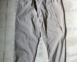 Ann Taylor Loft Linen look Pants Wide Leg Sz Medium Elastic Paper bag waist - £26.10 GBP