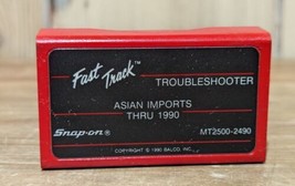 Snap-On Fast Track Troubleshooter MT2500-2490 Asian Imports Thru 1990  - £13.44 GBP