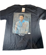Seinfeld The Kramer Portrait Painting T-Shirt Black Men&#39;s Medium New - $19.80 CAD