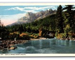 Castle Crags Shasta Route Castella California CA UNP WB Postcard H23 - $2.92