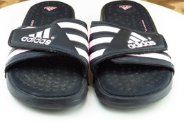 adidas Youth Girls Shoes Size 6 M Black Slide Synthetic - £17.34 GBP