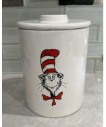 Dr. Seuss cat in the hat, White Ceramic Cookie Jar - $23.36