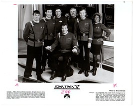 *STAR TREK V: THE FINAL FRONTIER (1985) Main Characters on the Bridge 8x10  - $35.00