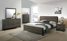 Ioana Antique Grey Queen Bedroom Set - 5 Pcs - $1,903.99