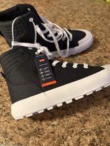 Levi's Womens Olivia Ii Ct CVS Black Lace Up Hi-top Shoes!!(9.5) - $18.78