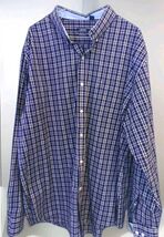IZOD Plaid Non Iron Long Sleeve Button Down Dress Shirt Mens Size XL - $16.82