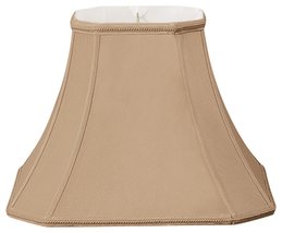 Royal Designs Square Cut Corner Designer Lamp Shade, Antique Gold, 8 x 16 x 12 - £63.30 GBP