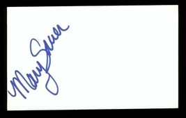 Vintage Sports Autograph 2002 Olympics Mary Sauer Vincent Pole Vault 3x5 Card - £13.97 GBP