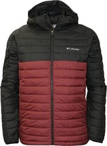 Columbia Men&#39;s White Out II Hooded Omni-Heat Puffer Jacket Red/Black Size Small - $116.16