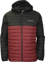 Columbia Men&#39;s White Out II Hooded Omni-Heat Puffer Jacket Red/Black Siz... - £90.98 GBP