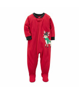 CARTER&#39;S REINDEER FLEECE PAJAMA SLEEPER ASSORTED  SIZES 327G313 - $15.07 CAD