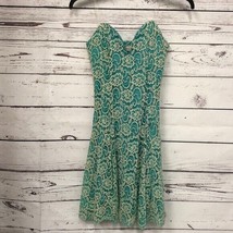 Sarah la mint green ivory embroidered lace dress - £16.55 GBP