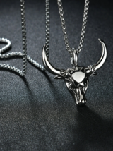 Taurus The Bull Head Necklace - £7.19 GBP