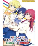 Kanojo Mo Kanojo Girlfriend Season 1-2 Anime DVD [English Dub] [Free Gift] - $585.76 MXN
