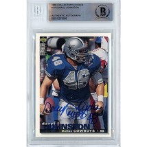 Daryl Johnston Dallas Cowboys Autograph 1995 Upper Deck Beckett BGS On-Card Auto - £76.34 GBP