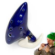 Musical 12 Hole Ocarina Ceramic Alto C Legend of Zelda Ocarina Flute Ins... - €12,88 EUR
