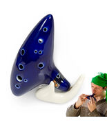 Musical 12 Hole Ocarina Ceramic Alto C Legend of Zelda Ocarina Flute Ins... - $273.32 MXN