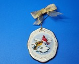 Boehm Northern Cardinals Winter - 2003 Christmas Tree Ornament With Orig... - $17.59