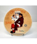 Norman Rockwell 1983 Santa in the Subway Plate Knowles Christmas 10th In... - £6.92 GBP