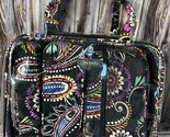 Vera Bradley PAISLEY BANDANA 4-Piece Make Up Cosmetics Bag Travel Organizer - $29.02
