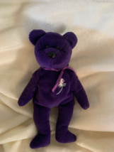 Princess Diana TY 1997 Purple Teddy Bear No Tag - £8.73 GBP