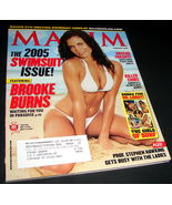 MAXIM Magazine 086 Feb 2005 Brooke Burns SWIMSUIT ISSUE Stephen Hawking ... - $12.99