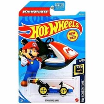 Hot Wheels Mario Kart Standard Kart New for 2021 166/250 NIB 8/10 HW Scr... - $9.64