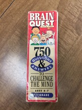 Brain Quest - First Grade - Ages 6/7 - Deck 1 - 750 Questions and Answers - £7.83 GBP