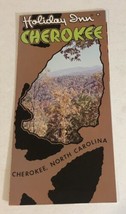 Vintage Holiday Inn Travel Brochure Cherokee North Carolina BR11 - £7.77 GBP