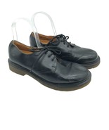 Dr Martens Leather Oxford Shoes Lace Up Black Mens US 6 Womens US 7 - £22.68 GBP