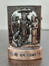 Ram Darbar Idol Statue Ram Darbaar Murti 6.5 Cm Height Energized - £9.43 GBP