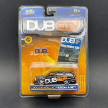 Jada Dub City 2002 Cadillac Escalade SUV Black 2003 Toy Fair Diecast 1/6... - $113.19
