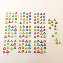 Vintage Sandylion Shiny Stickers 156 Frogs Toads NEW Green Pink Blue Pur... - $34.63