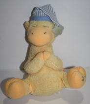 Kids II Joy Giraffe 9&quot; Prayer Now I Lay Me Down Yellow Plush Star Hat To... - £16.05 GBP