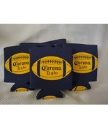 Corona Light Football Themed 12oz Can/Bottle Koozie 6 per set NOS - £9.37 GBP