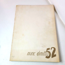 1952 University High School Ann Arbor Michigan Yearbook Nunc Dimittis - £13.74 GBP