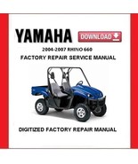 YAMAHA RHINO 660 2004-2007 Factory Service Repair Manual  - $27.74 CAD