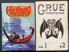FANTASY TALES Vol 7 #13 Horror Fanzine ‘84 Robert Bloch &amp; GRUE Magazine ... - £28.45 GBP