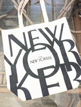 The New Yorker magazine Canvas Tote Bag all over print Big Apple 15&quot; reu... - £15.26 GBP