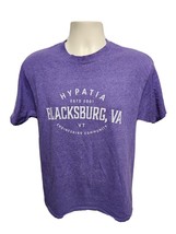 Hypatia Blackburg Va est 2001 Adult Medium Purple TShirt - £11.68 GBP