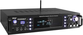 Pyle P3301BAT 3000W Bluetooth 5.0 Home Stereo Amplifier, MP3/USB, AUX, RCA - $101.69