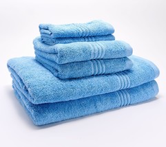 Northern Nights Egyptian Cotton 6-pc Towel Set in Blue - $193.99