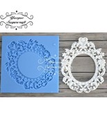 Classic Baroque Frame Border Silicone Mold Fondant Sugarcraft Chocolate ... - $9.89