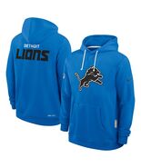Mens Lions Sideline Initial Home Pullover Hoodie - Blue - $103.23 CAD