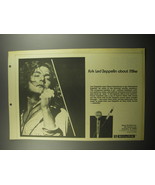 1974 Shure Microphones Advertisement - Ask Led Zeppelin about Mike - £14.55 GBP