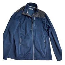 Orvis Men Jacket Blue Full Zip Mesh Fleece Lined  Hiking Outdoors Medium M - $18.78