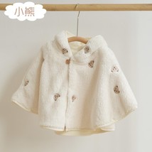 Baby  Infant Girls Winter Coat Clothes Cute Fleece  Jacket Embroidery  Outerwear - £61.89 GBP