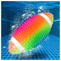 Water Football For Pool, 9.5 Inch Summer Pool Football With Rainbow Colo... - £13.47 GBP